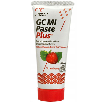 Pasta do zębów GC Mi Paste Plus Płynne szkliwo z fluorem Truskawka 35 ml