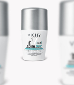 Antyperspirant w kulce Vichy Invisible Resist przeciw śladom 72h 50ml