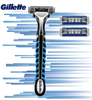 Maszynka rączka Gillette Sensor Excel + 3 wkłady ostrza