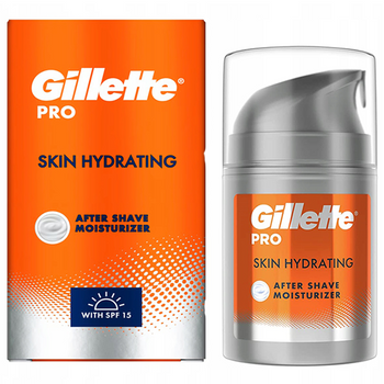 Nawilżający balsam po goleniu Gillette Pro Skin Hydrating z SPF15 50 ml