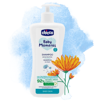Szampon do włosów dla dzieci 0+ Chicco Baby Moments 500ml