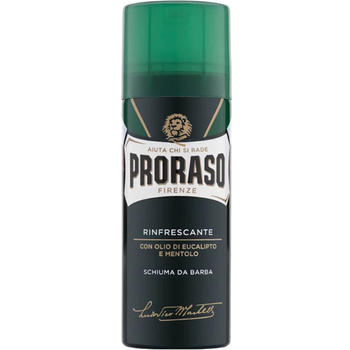 Odświeżająca i tonizująca pianka do golenia Proraso Green Eucalyptus 50 ml
