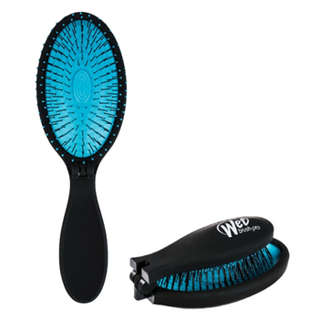 Składana szczotka do włosów The Wet Brush Pro Pop Fold Professional Black