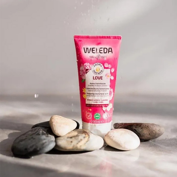 Płyn pod prysznic kremowy Weleda Aroma Shower Love 200 ml