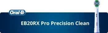 8x Końcówka do szczoteczki ORAL-B EB20RX Precision Clean PRO Oryginal
