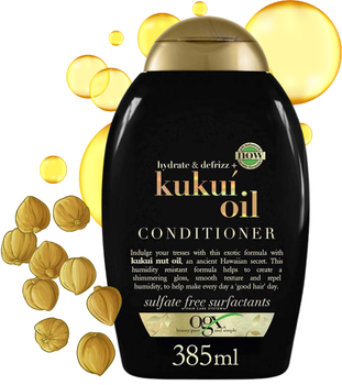 Odżywka do włosów OGX Kukui Oil przeciw puszeniu się włosów 385 ml