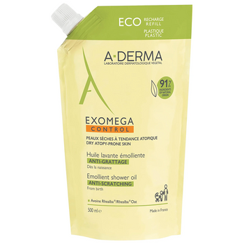 Olejek emolient pod prysznic A-Derma Exomega Control do skóry suchej 500 ml
