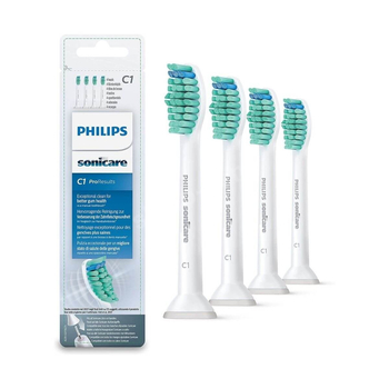 4x Końcówki do szczoteczki białe Philips Sonicare C1 ProResults HX6014/07