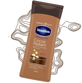 Balsam do ciała Vaseline Cocoa Radiant rozświetlający 200 ml