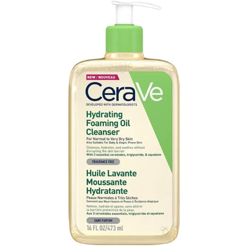 Olejek nawilżający do mycia twarzy i ciała pieniący się CeraVe 473 ml