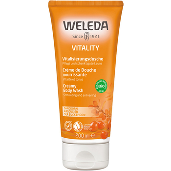 Żel do mycia ciała kremowy Weleda Vitality z rokitnikiem 200 ml