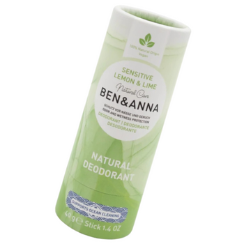 Naturalny dezodorant BEN&ANNA Sensitive Lemon&Lime do skóry wrażliwej 40 g