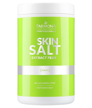 Sól gruszkowa Farmona SKIN SALT EXTRACT PEAR do kąpieli stóp 1400 g