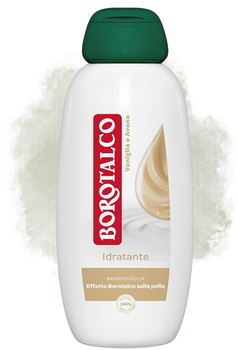 Nawilżający żel pod prysznic Borotalco z zapachem wanilii i owsa 450 ml