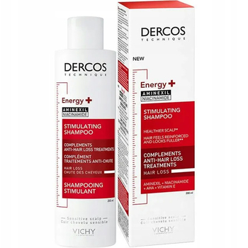 Szampon wzmacniający VICHY DERCOS Energy+ przeciw wypadaniu włosów 200 ml