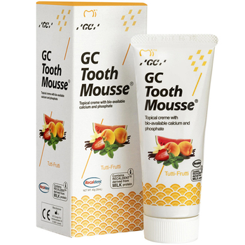 Pasta GC TOOTH MOUSSE Płynne szkliwo bez fluoru Tutti-Frutti 35 ml
