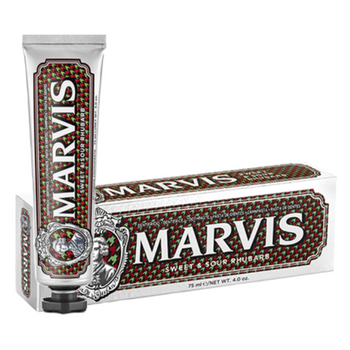 Pasta do zębów Marvis Sweet & Sour Rhubarb usuwa płytkę nazębną 75 ml