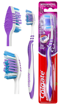 Szczoteczka do zębów średnia Colgate Zig Zag Medium