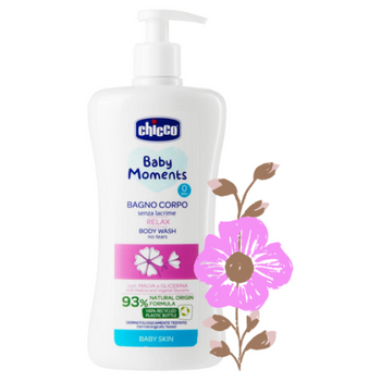 Płyn do kąpieli dla dzieci 0+ Chicco Baby Moments Relax 500 ml