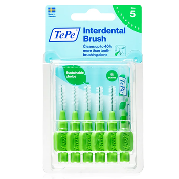 Szczoteczki międzyzębowe TePe Size 5 Green 6 szt