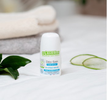 Dezodorant w kulce naturalny SO'BiO étic do skóry wrażliwej z aloesem 50 ml