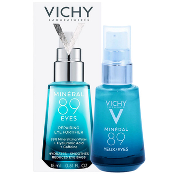 Odbudowujący krem pod oczy Vichy Mineral 89 kwas hialuronowy 15 ml