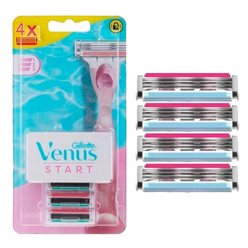 Wkłady do maszynek Gillette Venus Start 4 szt ostrza do maszynki