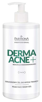 Żel do mycia twarzy Farmona DERMAACNE+ Gruszkowy na niedoskonałości 500 ml