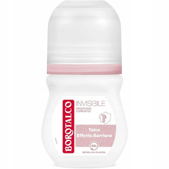Antyperspirant w kulce Borotalco Invisible delikatne pudrowe perfumy 50 ml