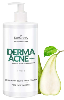 Żel do mycia twarzy Farmona DERMAACNE+ Gruszkowy na niedoskonałości 500 ml