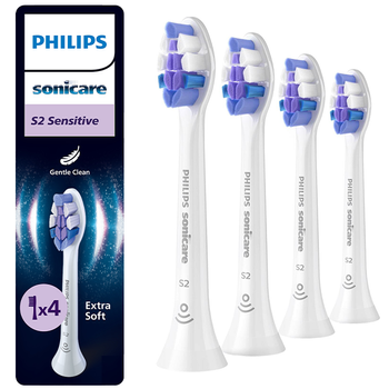 4x Końcówki PHILIPS HX6054 Sensitive S2 HX6054/87