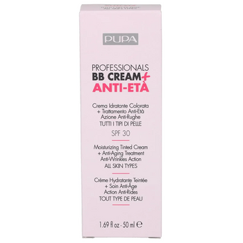 Krem przeciwstarzeniowy Pupa BB Anti-Eta Krem BB +SPF30 Sand 002 50 ml