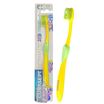 Szczoteczka do zębów Curasept Biosmalto Kid dla dzeci 3-6 lat