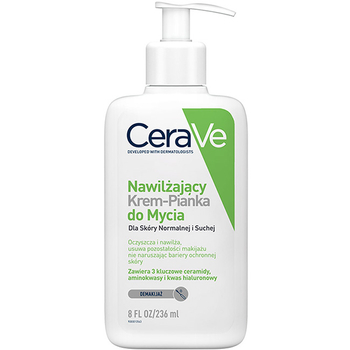 Nawilżający krem-pianka do mycia skóry normalnej i suchej CeraVe 236 ml