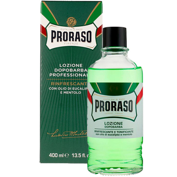 Orzeźwiająca woda po goleniu z eukaliptusem i mentolem Proraso Green 400 ml