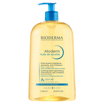 Olejek do kąpieli i pod prysznic Bioderma Atoderm Huile De Douche 1000 ml