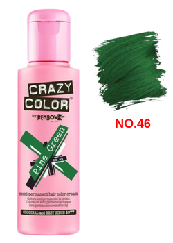 Toner krem do koloryzacji włosów Crazy Color Pine Green NO.46 100 ml