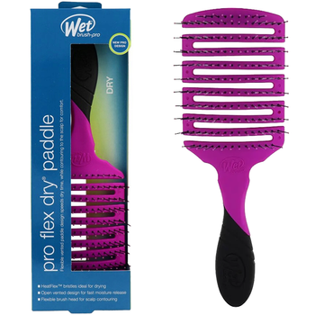 Szczotka do rozczesywania włosów Wet Brush Pro Flex Dry Paddle Purple
