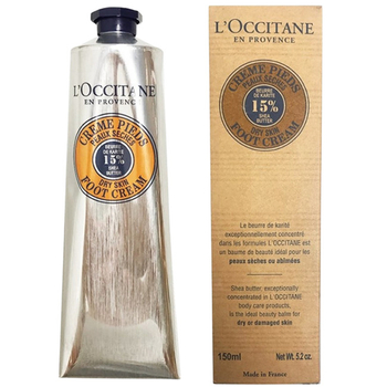 Odżywczy i ochronny krem do stóp L'Occitane z masłem shea 150 ml
