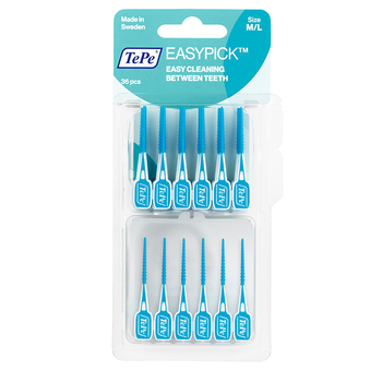 Gumki do czyszczenia przestrzeni międzyzębowych TePe EasyPick M/L 36 szt.