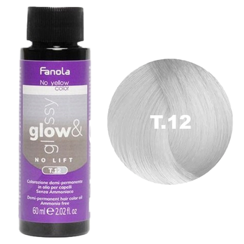 Toner do włosów Fanola Glow & Glossy T.12 bez amoniaku 60 ml