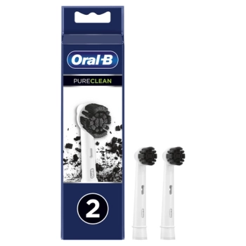 2x ORYGINALNE KOŃCÓWKI ORAL-B PURE CLEAN WĘGIEL