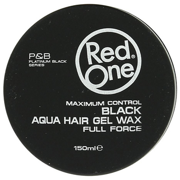Wosk do stylizacji włosów czarny RedOne Aqua Wax Full Force Black 150 ml