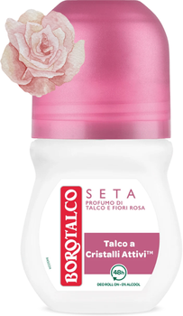 Antyperspirant w kulce BOROTALCO Seta Profumo Talk i Różowe Kwiaty 50 ml