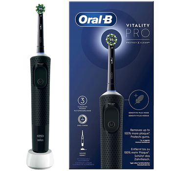 Elektryczna szczoteczka do zębów Oral B Vitality PRO D 103.413.3  Black