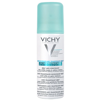 Antyperspirant w sprayu Vichy Anti-Trace 48h przeciw śladom 125 ml