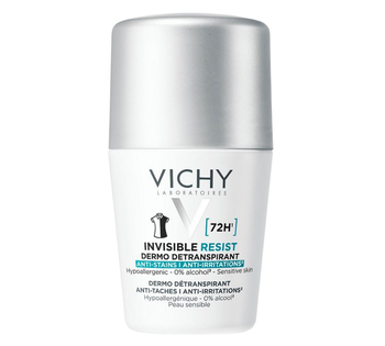 Antyperspirant w kulce Vichy Invisible Resist przeciw śladom 72h 50ml