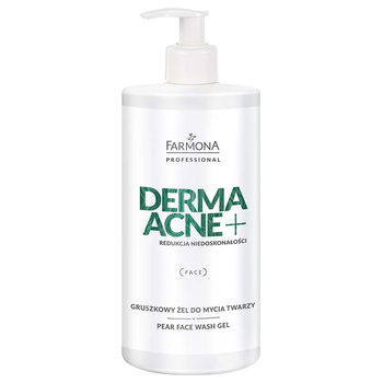 Żel do mycia twarzy Farmona DERMAACNE+ Gruszkowy na niedoskonałości 500 ml