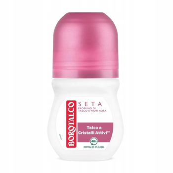 Antyperspirant w kulce BOROTALCO Seta Profumo Talk i Różowe Kwiaty 50 ml