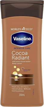 Balsam do ciała Vaseline Cocoa Radiant rozświetlający 200 ml